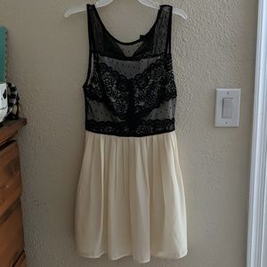 Lace and sheer dress